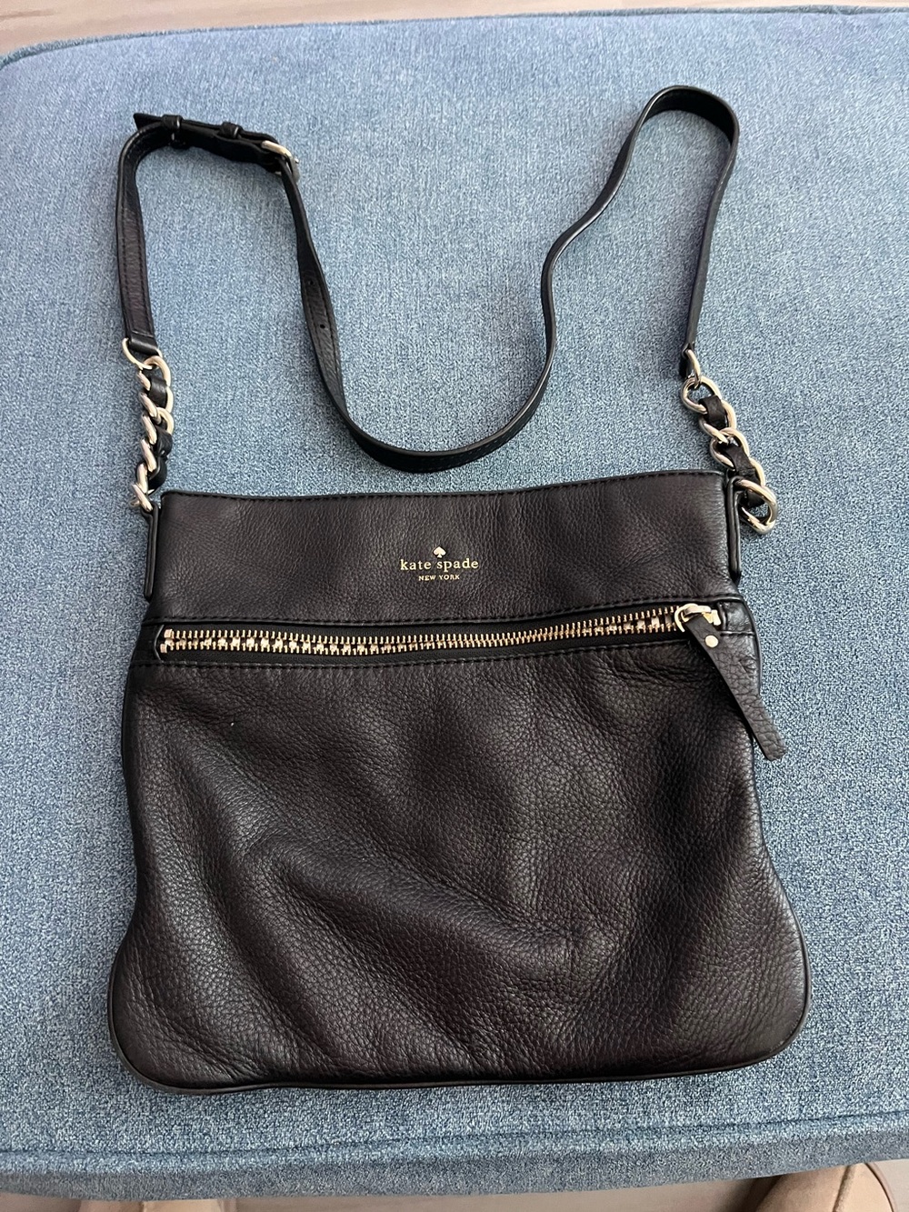 Kate Spade Cobble Hill Ellen Black Pebbled Leather Crossbody Bag - Picture 1 of 4